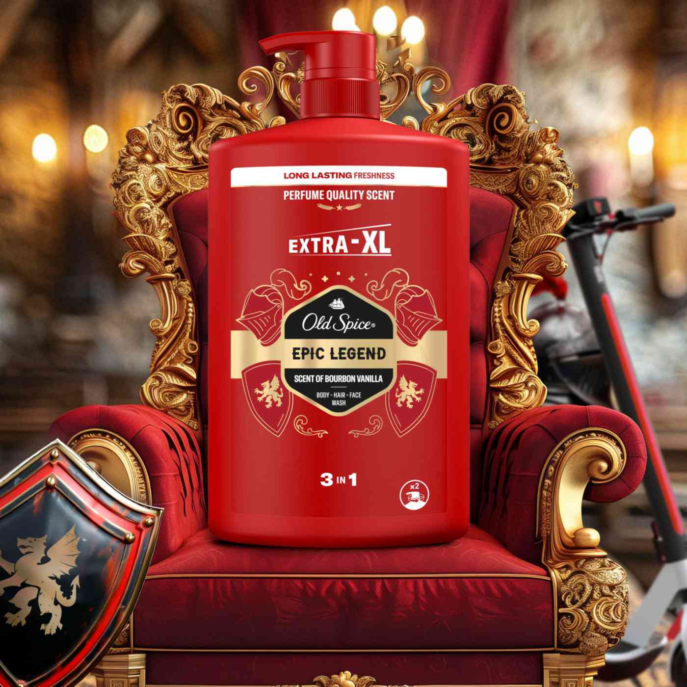

Гель для душа Old Spice Epic Legend 3 в 1 1 л