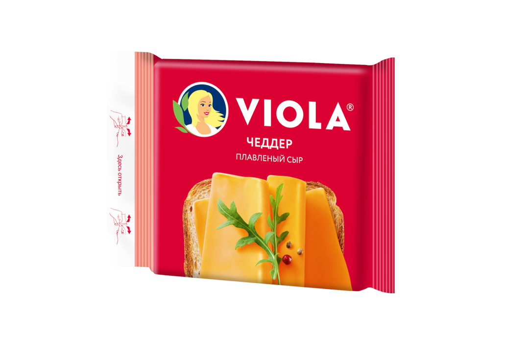 

Сыр плавленый Viola Чеддер в ломтиках 140 г