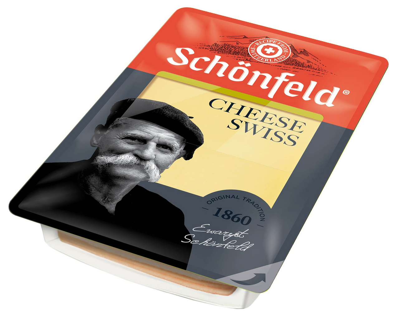 

Сыр Schonfeld Swiss Cheese нарезка 53% 125 г