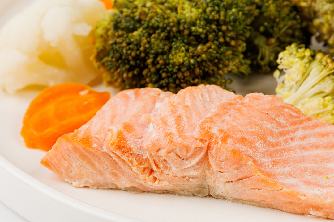 

Филе форели на пару с овощами 230 г