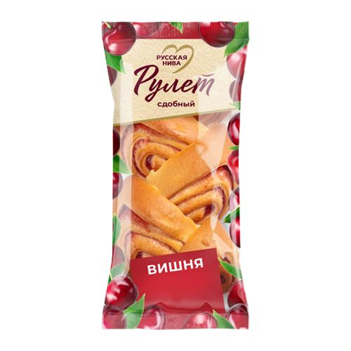 

Рулет сдобный Русская Нива вишня 140 г