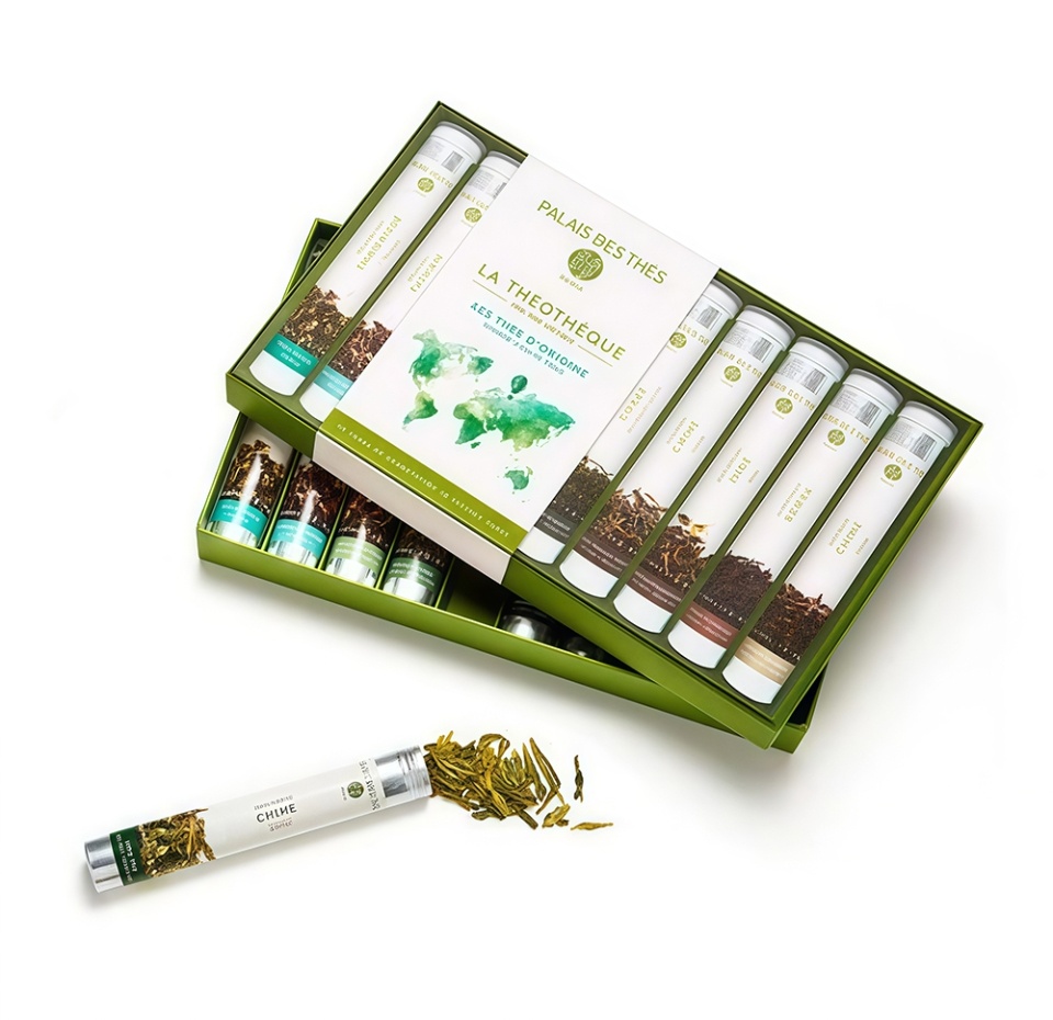 

Чайный набор Palais Des Thes Коллекция плантационного чая в металлических трубочках, 10 шт х 12 г
