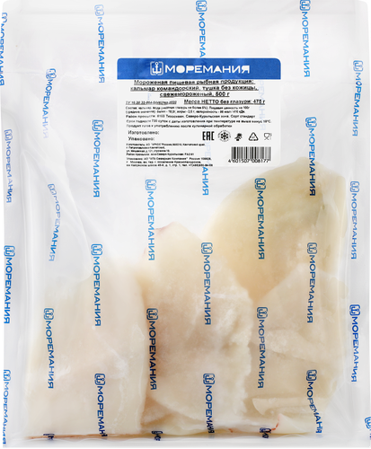 

Кальмар дальневосточный Моремания без кожи свежемороженый 500 г