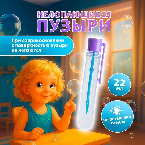 Нелопающиеся пузыри, Alex, 22 мл, в ассортименте