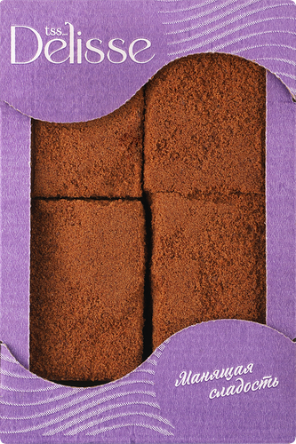 Изделие сдобное DELISSE Медовик шоколадный, 370г