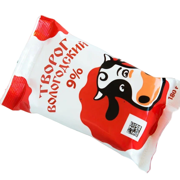 Творог Северное молоко Вологодский 9% 180 г