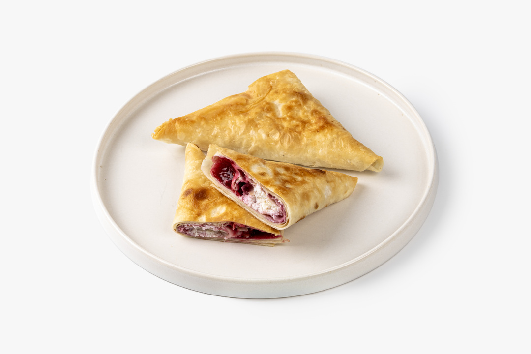 

Конвертики ВкусВилл с творогом и малиновой начинкой 120 г