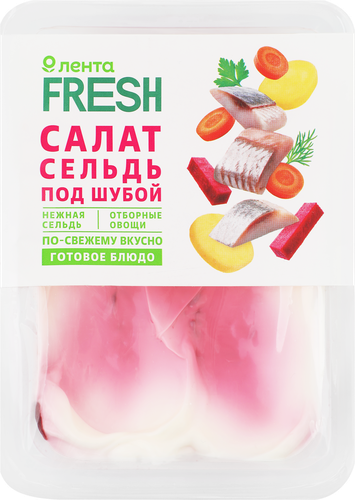 

Салат Лента Fresh Сельдь под шубой 200 г