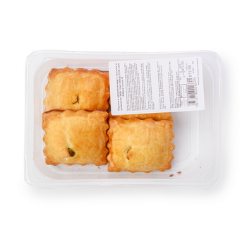 

Пирожки Азбука Вкуса деликатесные с лососем и шпинатом 180 г