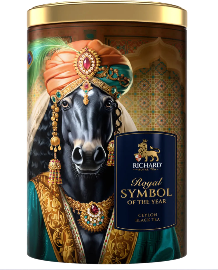 

Подарочный набор Richard Symbol Of The Year Чай чёрный листовой 80 г 1 шт. дизайн в ассортименте