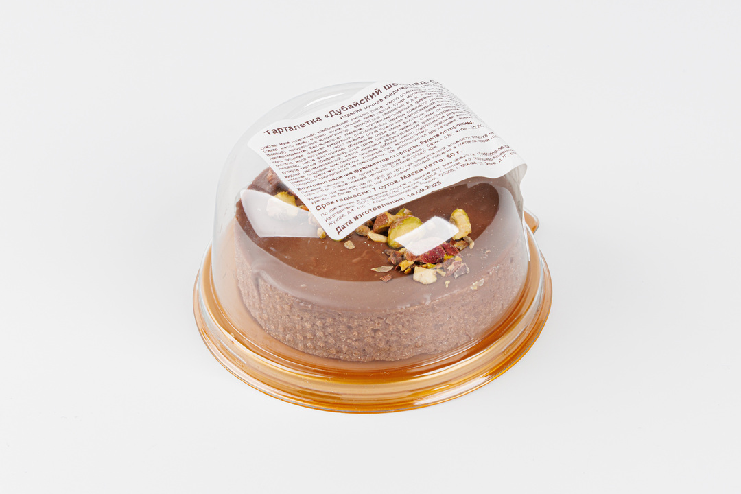 

Тарталетка ВкусВилл Дубайский шоколад солёная фисташка 90 г