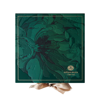 

Коробка с лентами Азбука Вкуса 23х23х10.5 см