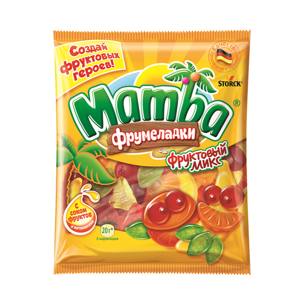 Мармелад Mamba Фрумеладки Фруктовый микс 72 г