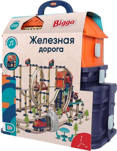 

Набор игровой Bigga Железная дорога в чемоданчике со звуковыми эффектами арт. 920999356