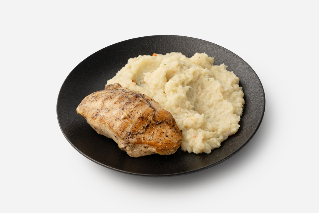 

Пюре ВкусВилл из цветной капусты с куриной грудкой су-вид 320 г