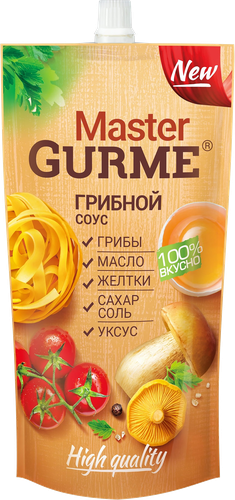 

Соус Master Gurme грибной 35% 200 мл