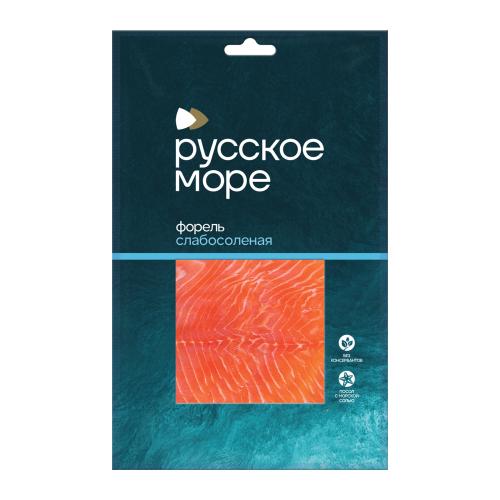 

Форель Русское море Радужная слабосоленая филе-ломтики 100 г