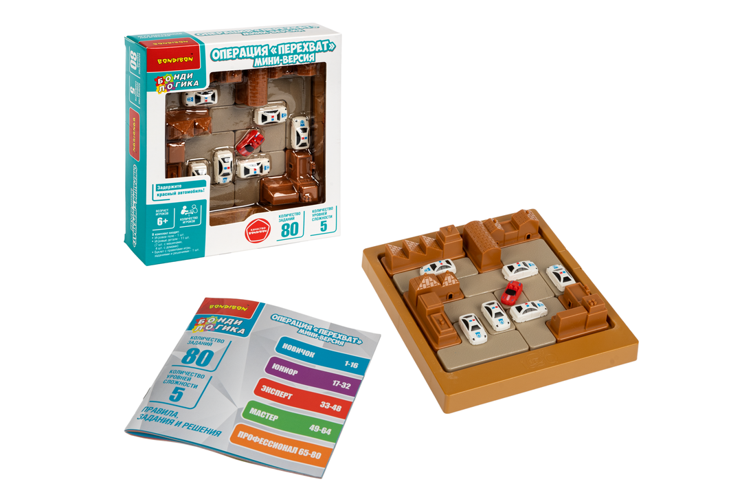 

Игра настольная Bondibon Логическая операция перехват мини-версия