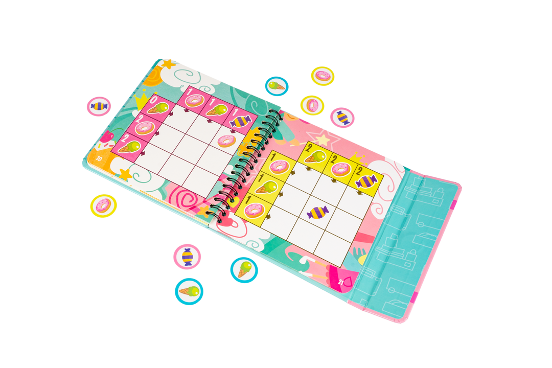 

Развивающие игры в дорогу Bondibon Логическая Сладкое королевство