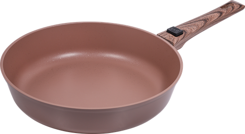 

Набор сковород Hopps Mocha Mousse 24 см + 28 см + съемная ручка, литые, с антипригарным покрытием, Арт. HP-24-28