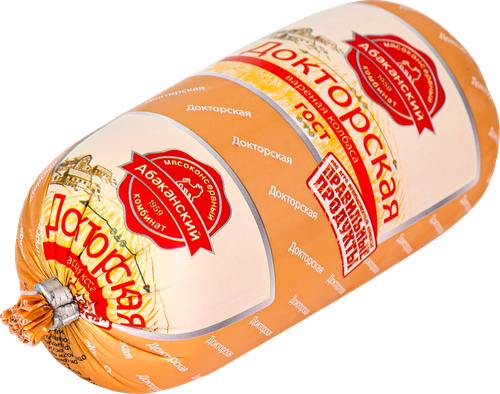 

Колбаса вареная МКК Абаканский Докторская, высший сорт 400 г