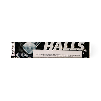 

Карамель леденцовая Halls Extra Strong со вкусом ментола и эвкалипта 32 г