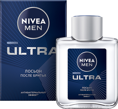 

Лосьон после бритья Nivea Men Ultra Антибактериальный эффект 100 мл