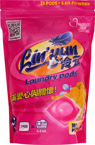 

Капсулы для стирки цветного белья LINYUN 60%, 35шт