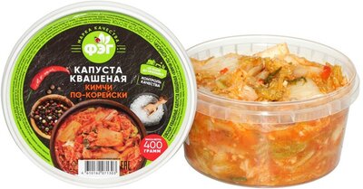 Капуста квашеная ФерЭльГам Кимчи по-корейски 400 г