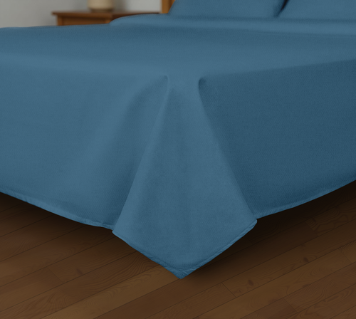 

Простыня Homeclub 200 х 220 см поплин арт. HCP/S2022/Д3 синий