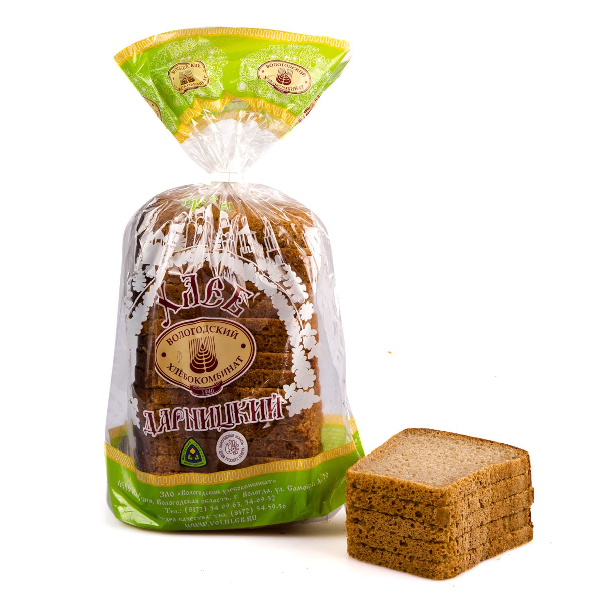 

Хлеб Вологодский хлебокомбинат Дарницкий формовой в нарезке 700 г