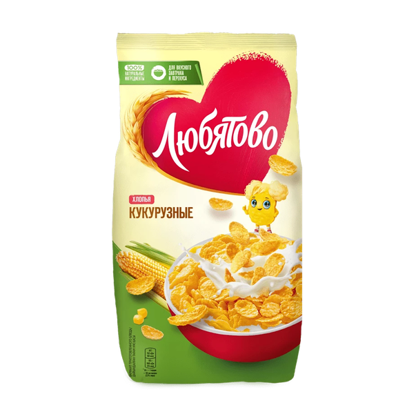 Завтрак Любятово хлопья кукурузные 300 г