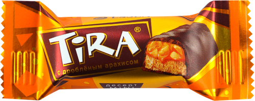 

Десерт Essen Tira Mini глазированный с дробленым арахисом вес