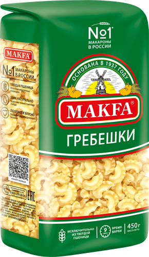 

Макаронные изделия Makfa Петушиные гребешки 450 г