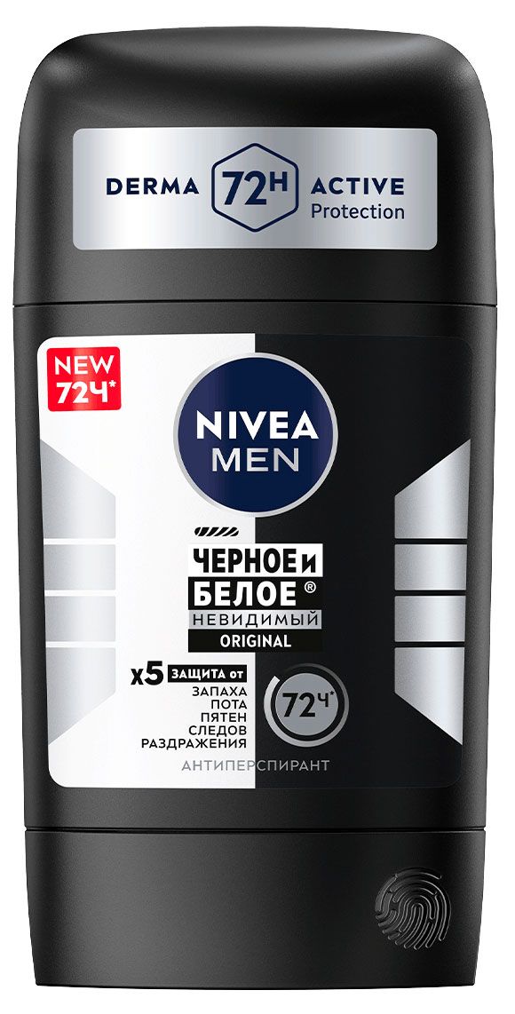 

Антиперспирант-стик Nivea Men Черное и Белое Невидимый Original 50 мл
