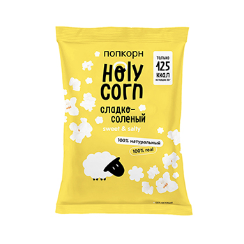 

Попкорн Holy Corn сладко-солёный 80 г