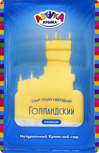 

Сыр Азбука Крыма Голландский 45% нарезка 150 г