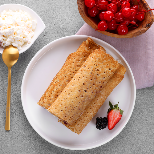 

Г/Ц Блинчики с творогом и вишней вес