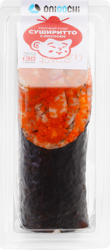 

Суширитто Onigochi с лососем 130 г