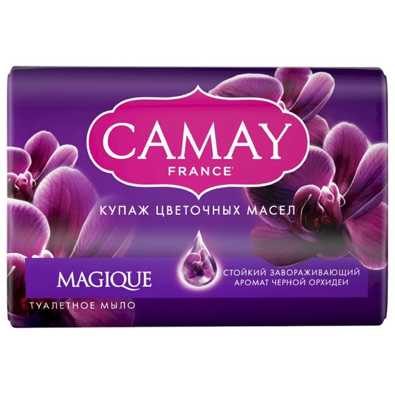 

Туалетное мыло Camay Magique с ароматом черной орхидеи 85 г