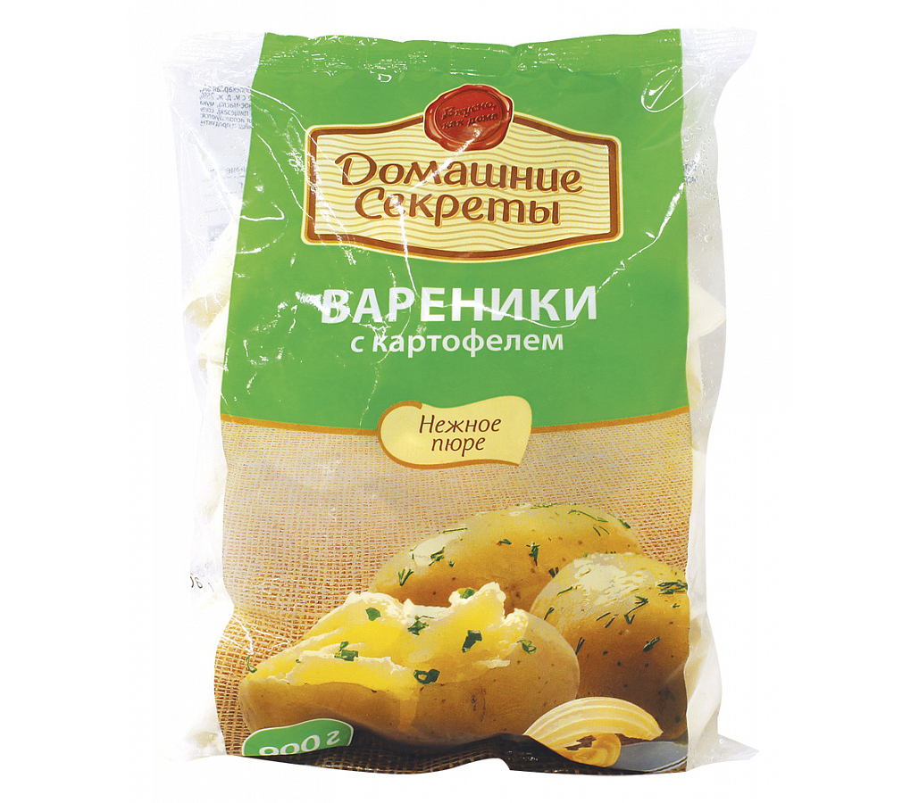 

Вареники Домашние секреты с картофелем 800 г