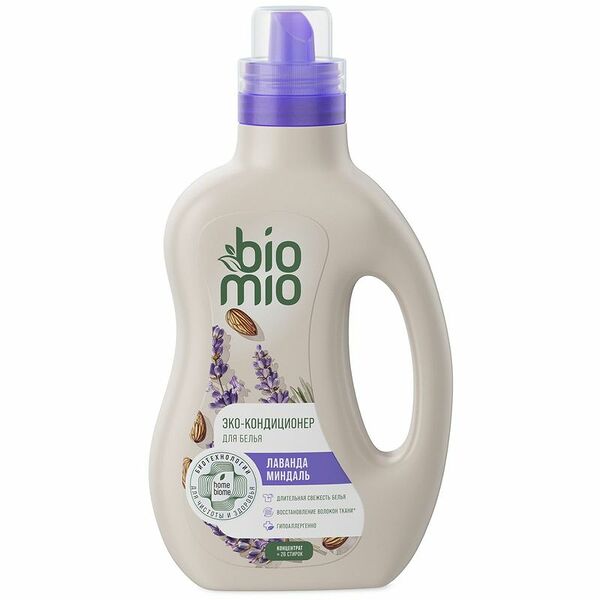 Кондиционер для белья BioMio Лаванда и миндаль 800 мл