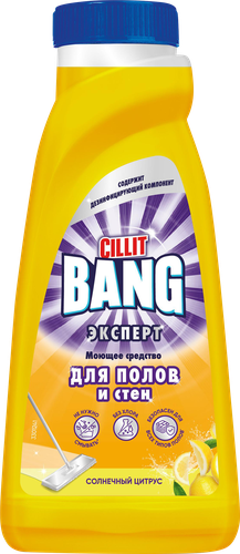 

Жидкость моющая для полов и стен Cillit Bang Солнечный цитрус 450 мл