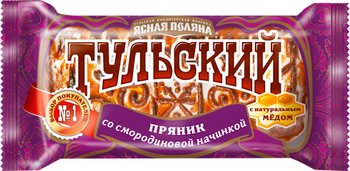 

Пряник тульский Ясная Поляна со смородиновой начинкой 130 г