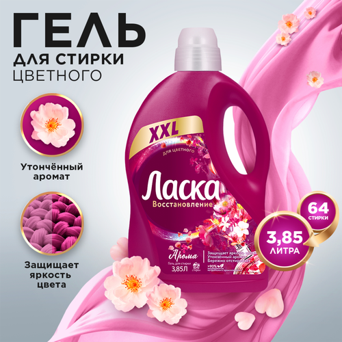 

Гель для стирки Ласка Арома-уход 3.85 л