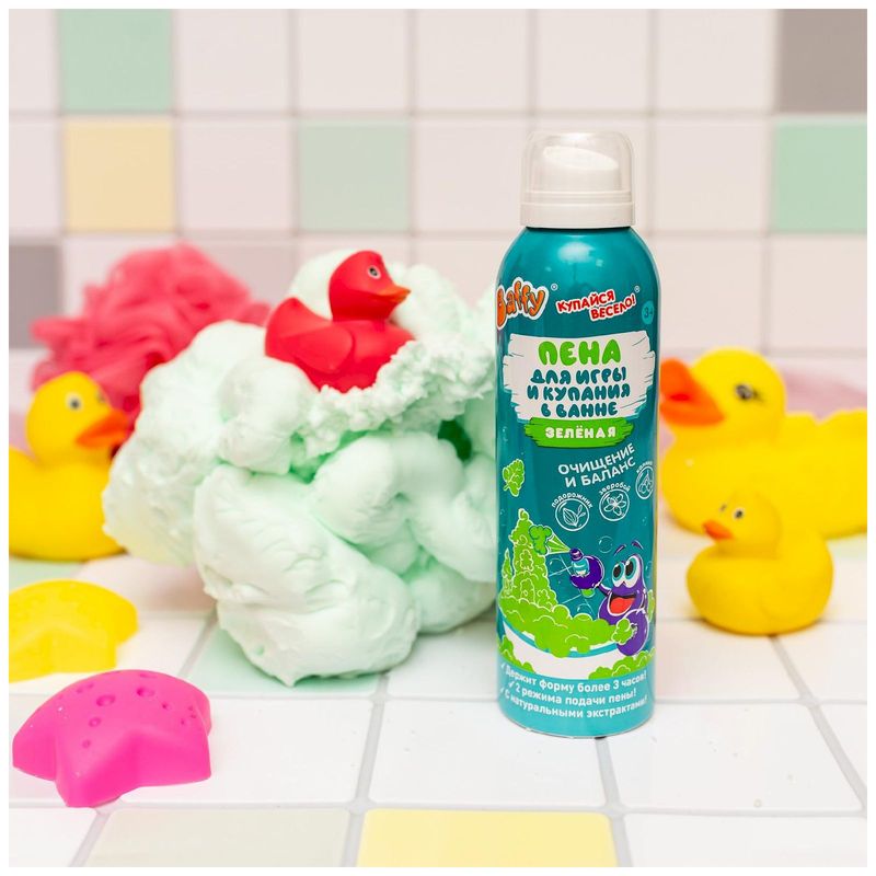 

Пена Baffy Купайся Весело детская для купания в ванне в ассортименте 200 мл