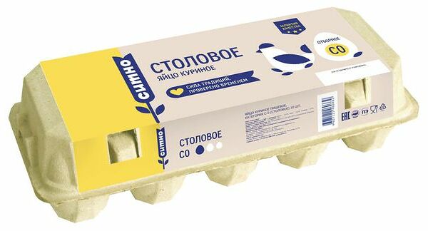 Яйцо куриное Ситно столовое C0 10 шт.