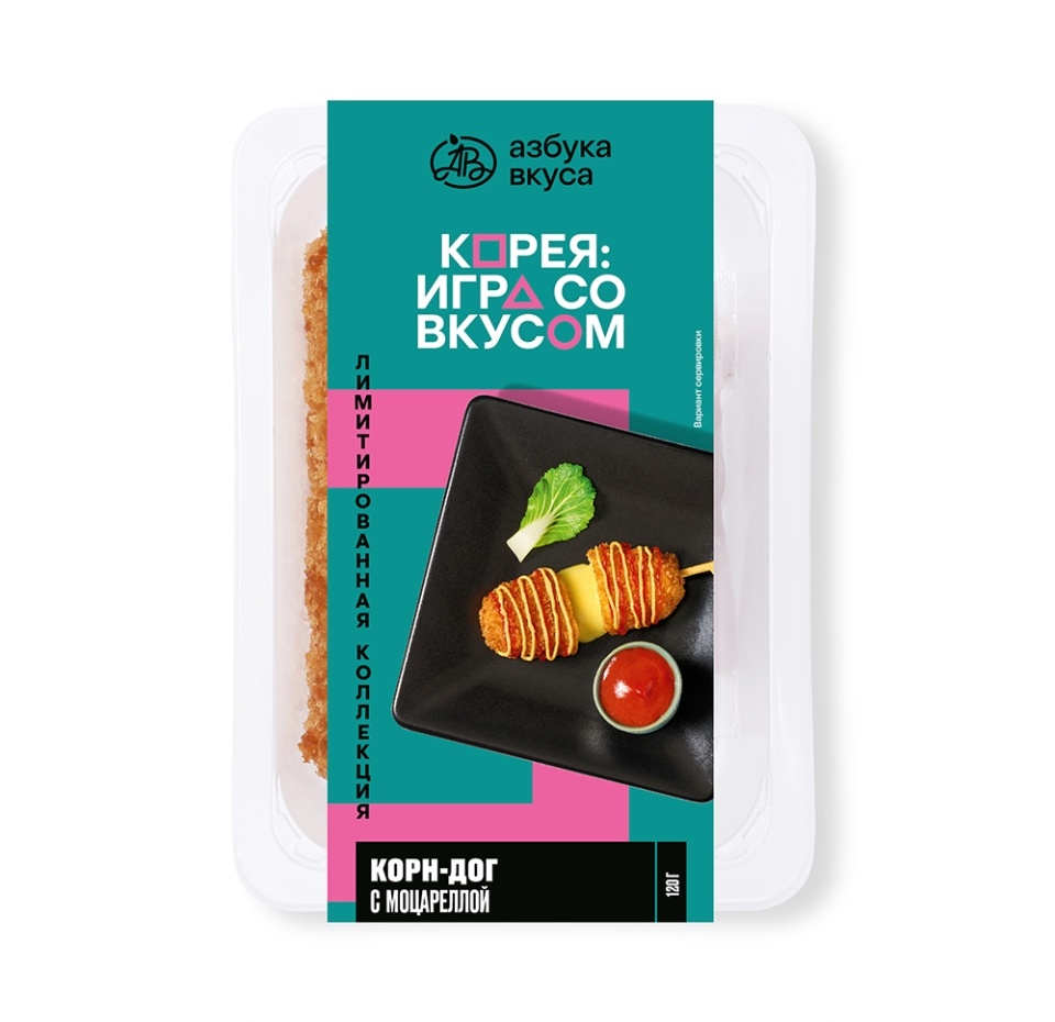 

Корн-дог Азбука вкуса Taste Of с моцареллой 120 г