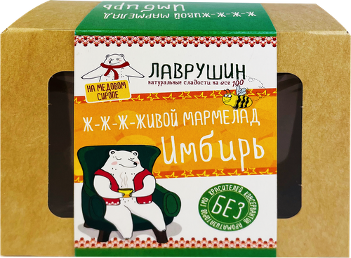 

Мармелад желейный Лаврушин Имбирь формовой 95 г