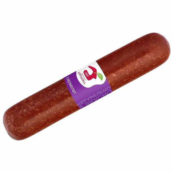 Сервелат варёно-копчёный Мясной Дом Бородина вес